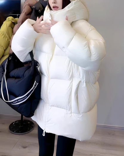 ♀Puffy High Neck Down