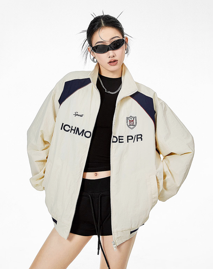 ♀Text Logo Track Jacket