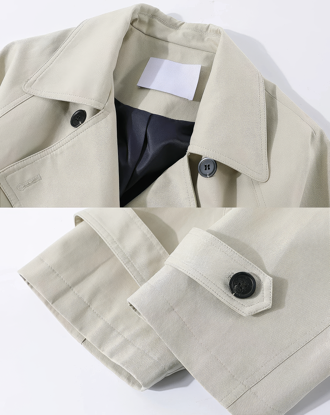 ♀ Scarf Accent Short Coat