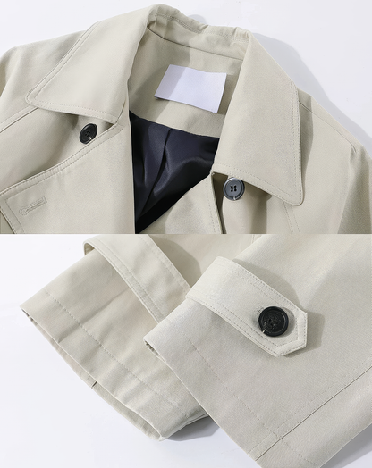 ♀ Scarf Accent Short Coat