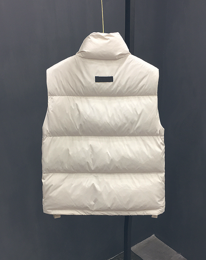 ♂Stand Collar Down Vest