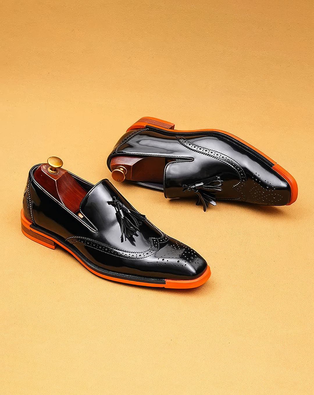 ♂本革／Tassel Wingtip Leather Shoes