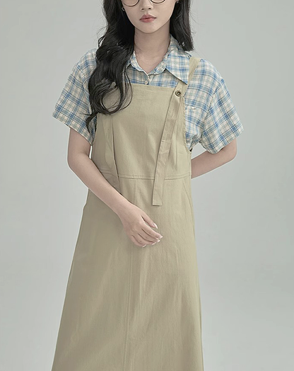 ♀Straight Cut Jumper Dress