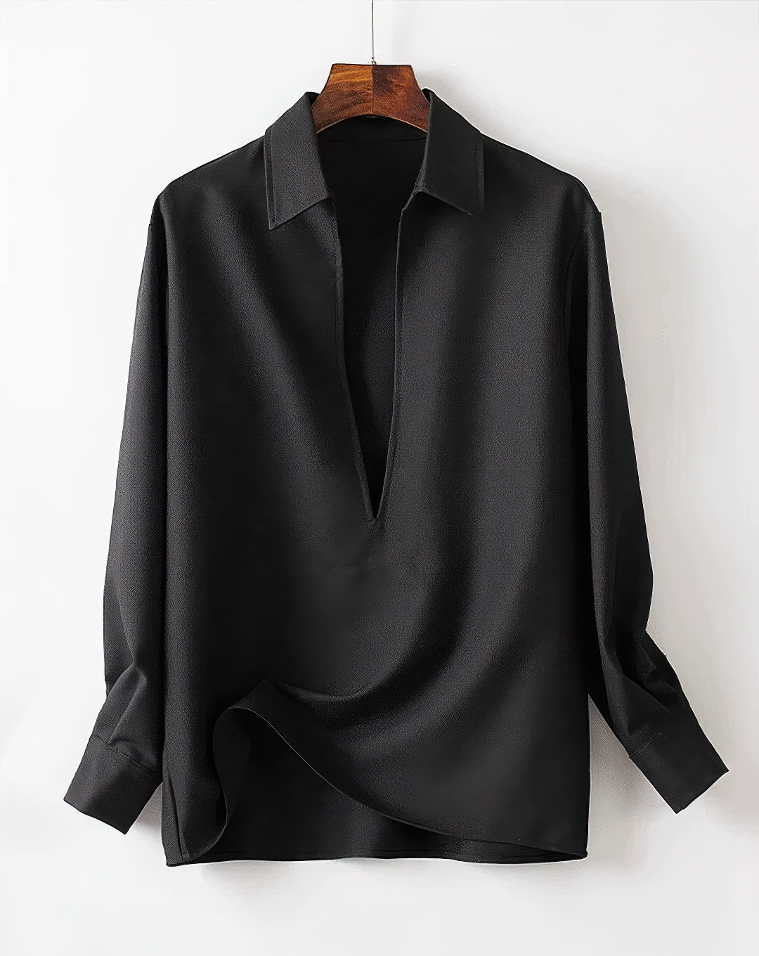 ♀Deep Vneck Valluse Shirt　