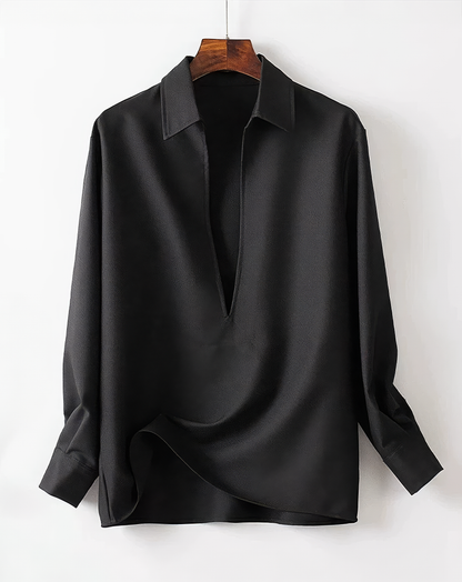 ♀Deep Vneck Valluse Shirt　