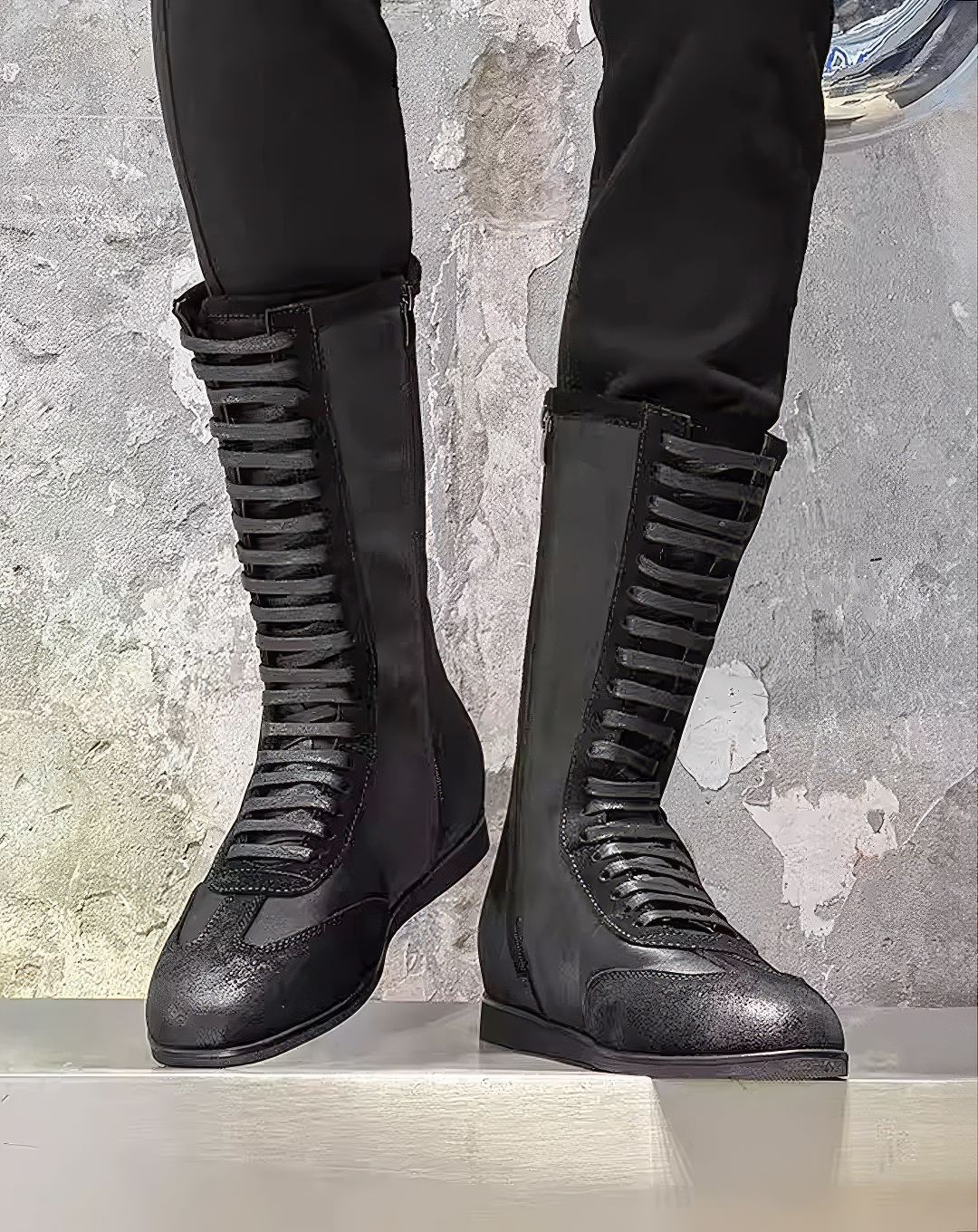 ♂♀Secret Sole Lace-up Boots