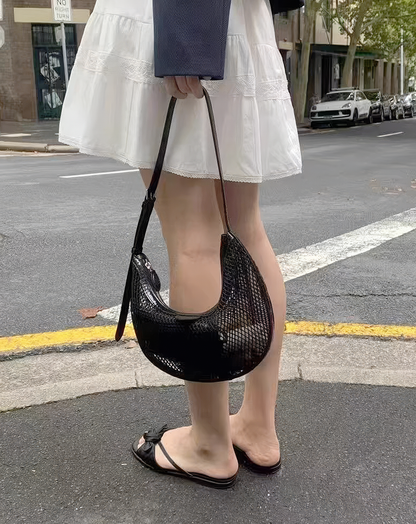 ♀Mesh Moon Bag