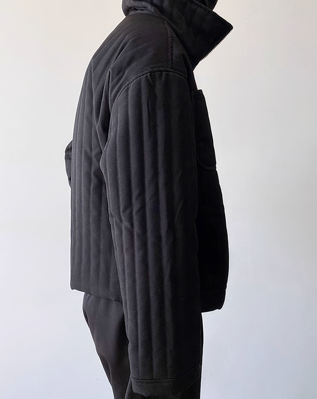 ♂Quilted Stand Collar Jacket