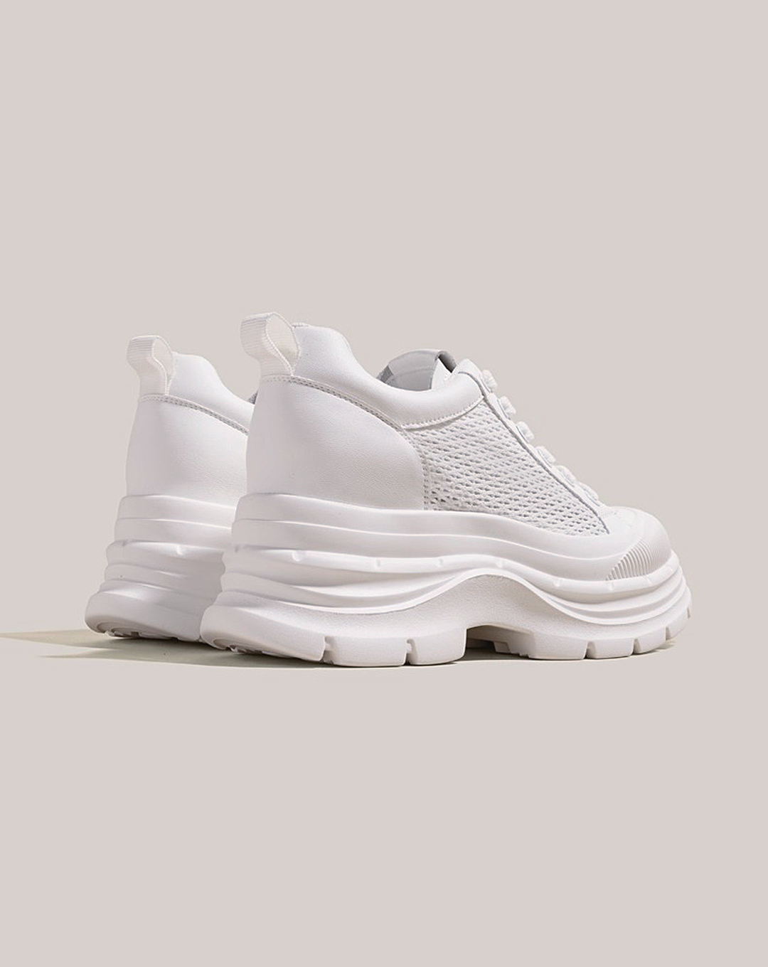 ♀Mesh Platform Sneakers