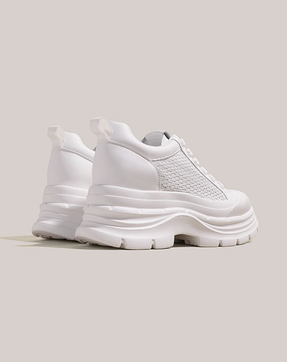 ♀Mesh Platform Sneakers