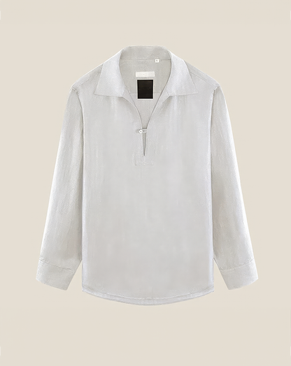 ♂Relaxed Linen Vareuse Shirt