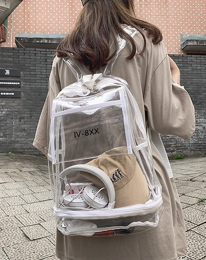 Clear Transparent Backpack
