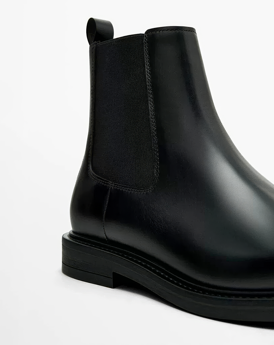 ♂本革／Classic Black Chelsea Boots