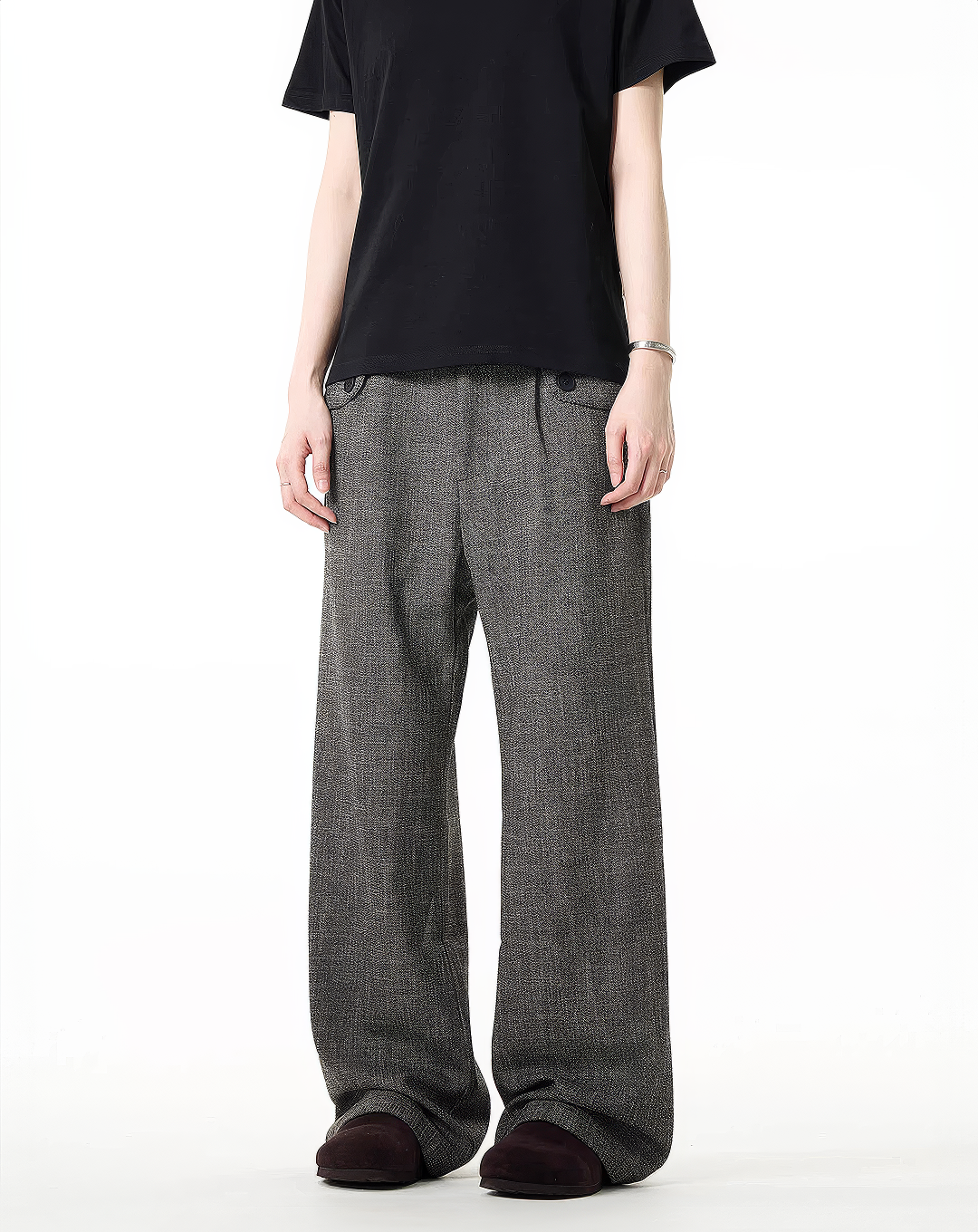♂Vintage Texture Wide Pants