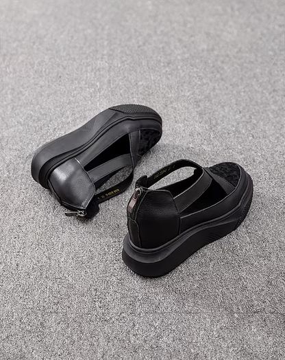 ♀Cross Strap Wedge Sandal