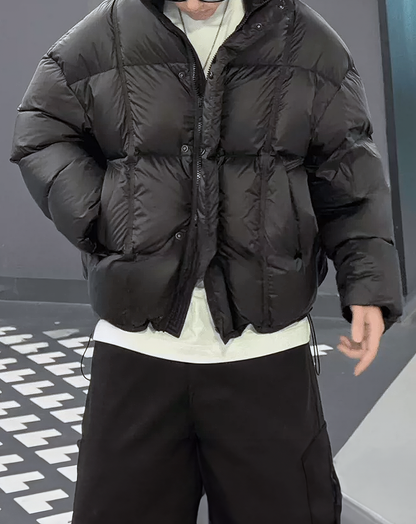 ♂High Collar Puffer Jacket