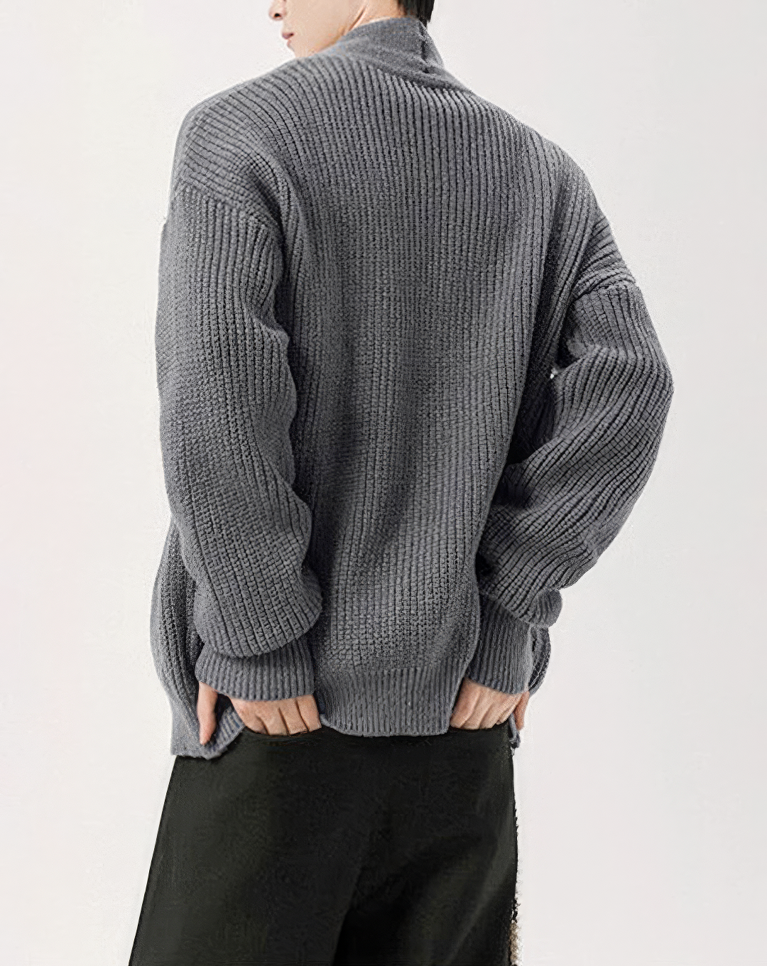 ♂Rib Knit Cardigan