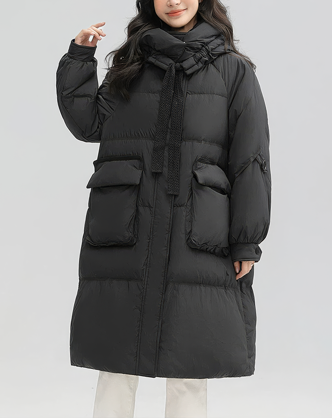 ♀Oversized Puffer Long Coat