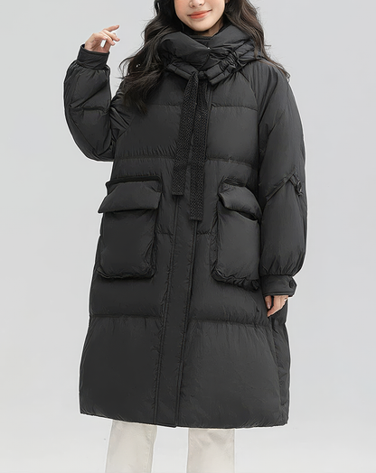 ♀Oversized Puffer Long Coat