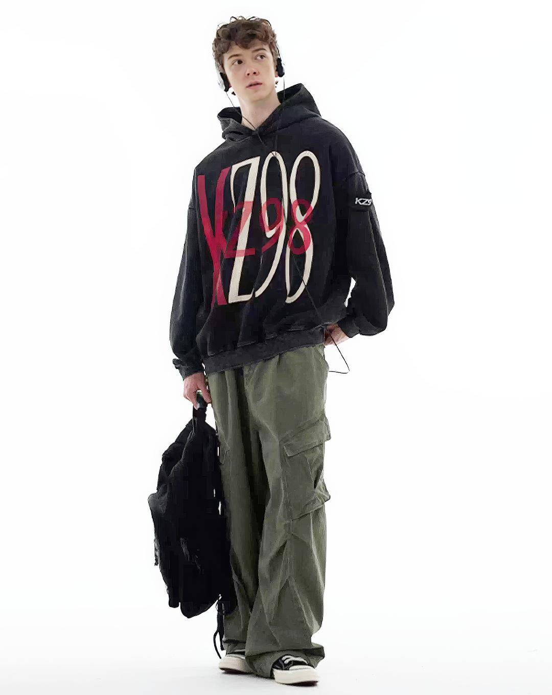 ♂Wash Graphic Hoodie