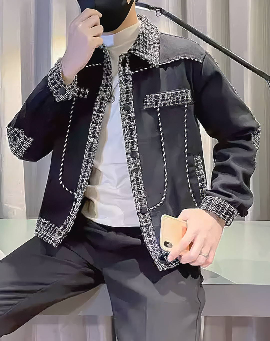 ♂Tweed Trim Jacket