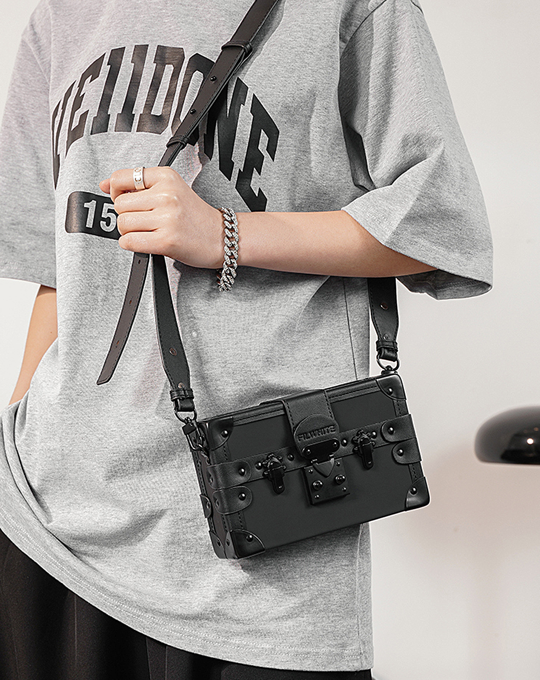 Square Box Shoulder Bag