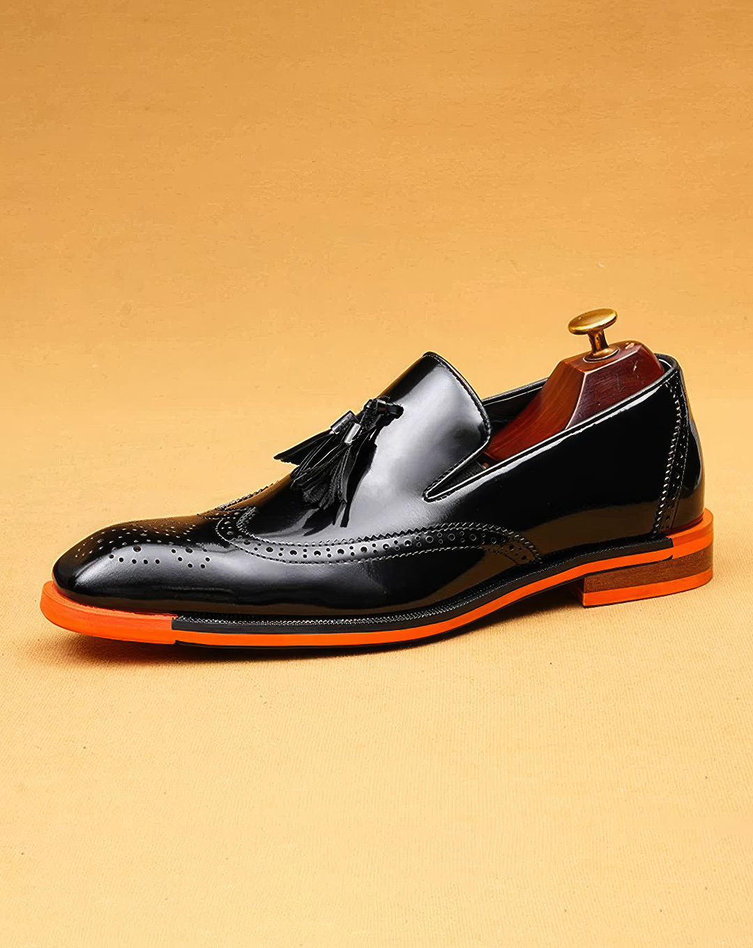 ♂本革／Tassel Wingtip Leather Shoes