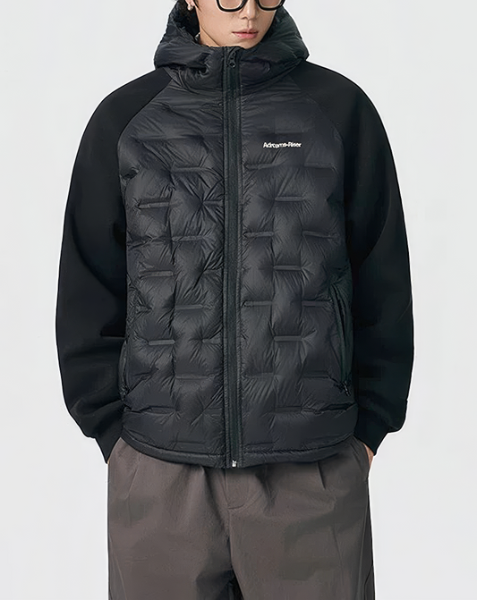 ♂Quilted Hybrid Puffer Jacket