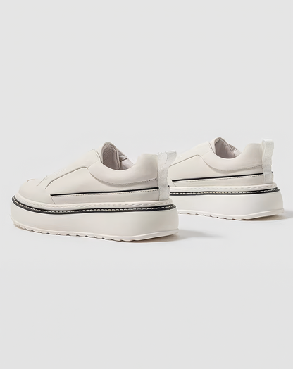 ♂♀本革／Verse Pure White Sneakers