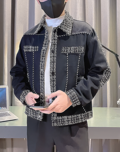 ♂Tweed Trim Jacket