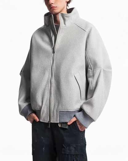 ♂♀ Zip Melton-like Jacket