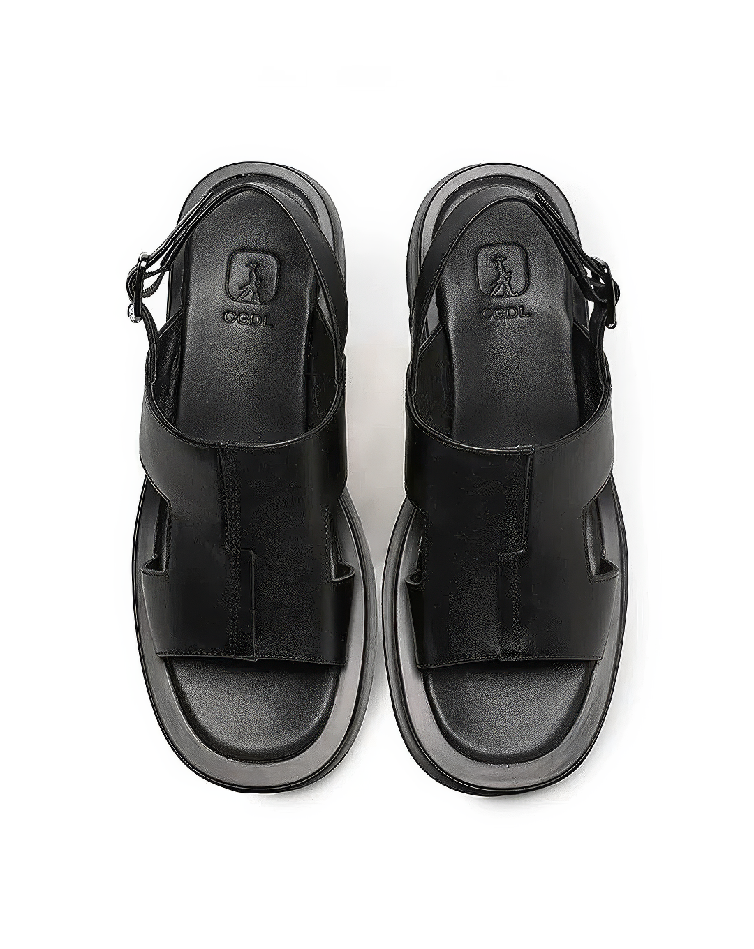 ♂♀本革／Back Strap Platform Sandals