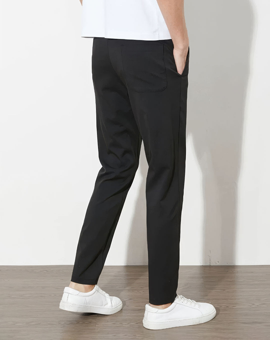 ♂Tapered Drawstring Casual Pants