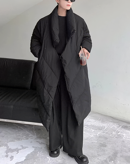 ♂Volume Shawl Wrap Coat