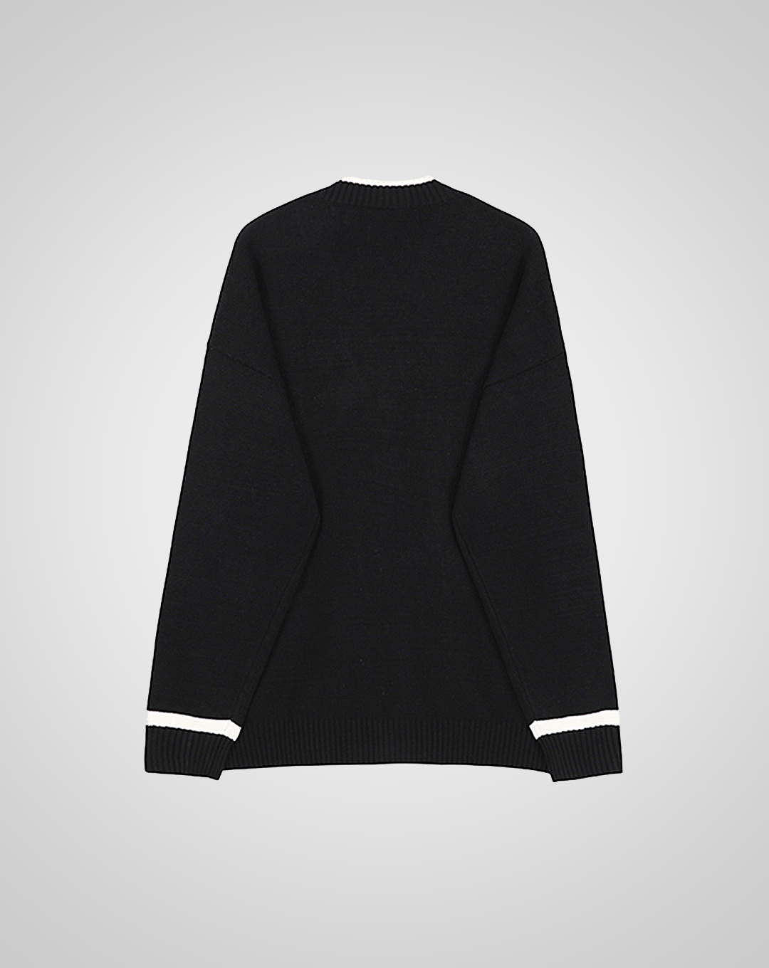 ♂Monochrome Knit Cardigan