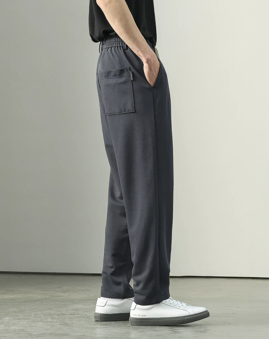 ♂Fluid Drape Casual Pants