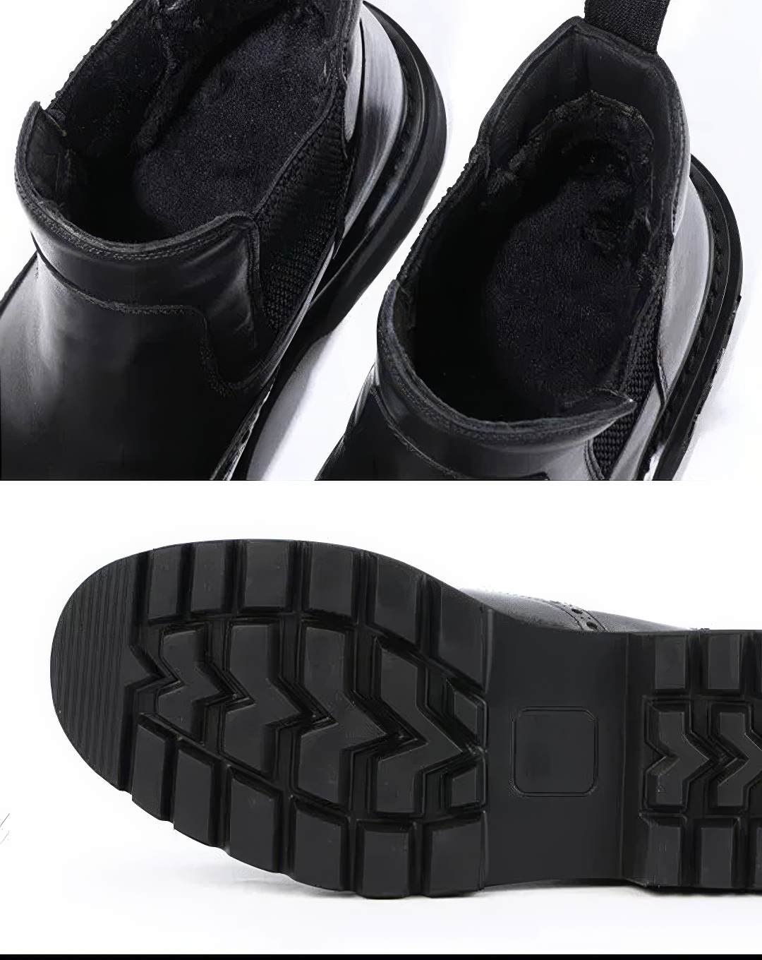 ♂本革／Wingtip Side Gore Boots