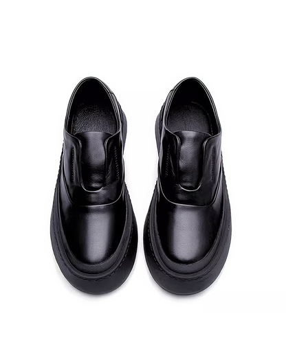 ♂♀本革／Mono Platform Slip-Ons