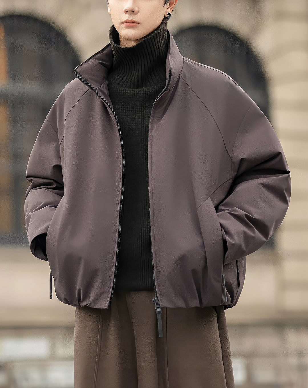 ♂High Collar Puffer Blouson