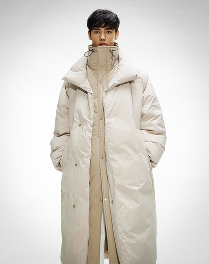 ♂Oversize Stand Collar Coat