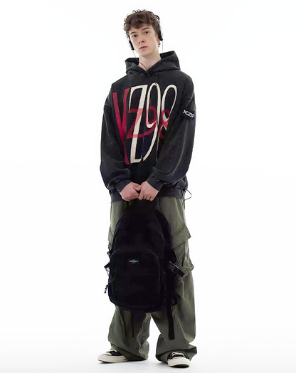 ♂Wash Graphic Hoodie
