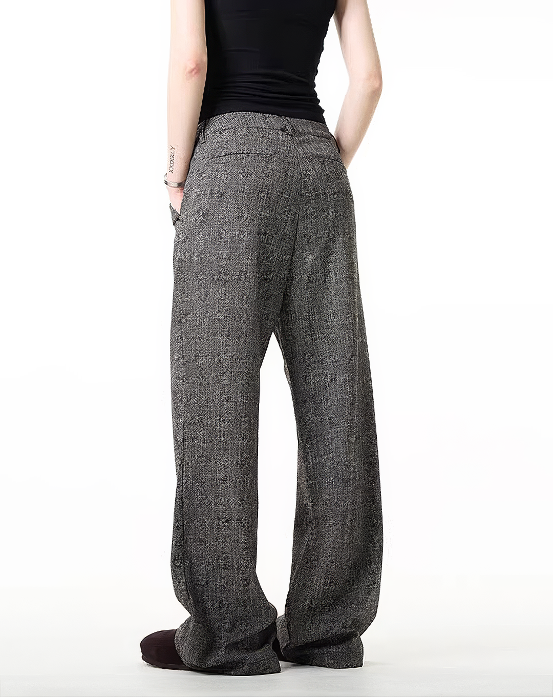 ♂Vintage Texture Wide Pants