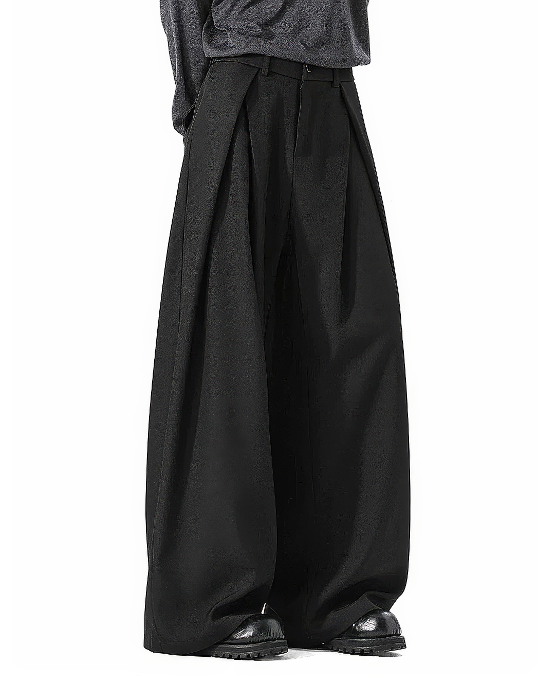 ♂Double Tuck Wide Slacks