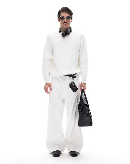 ♂Airy Cloud Crew Sweater