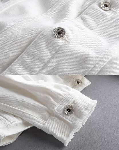 ♂Distressed Denim Jacket