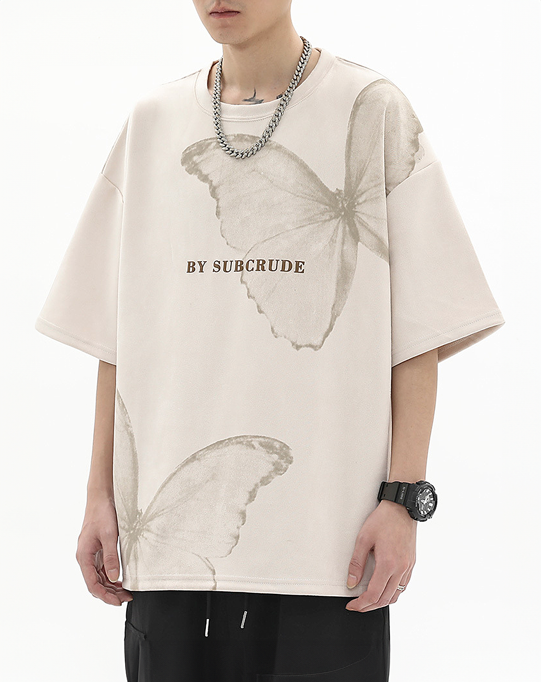 ♂Butterfly Print T-shirt