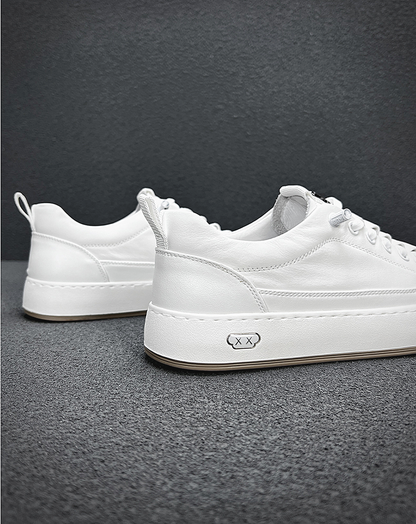 ♂♀Point Logo White Sneakers