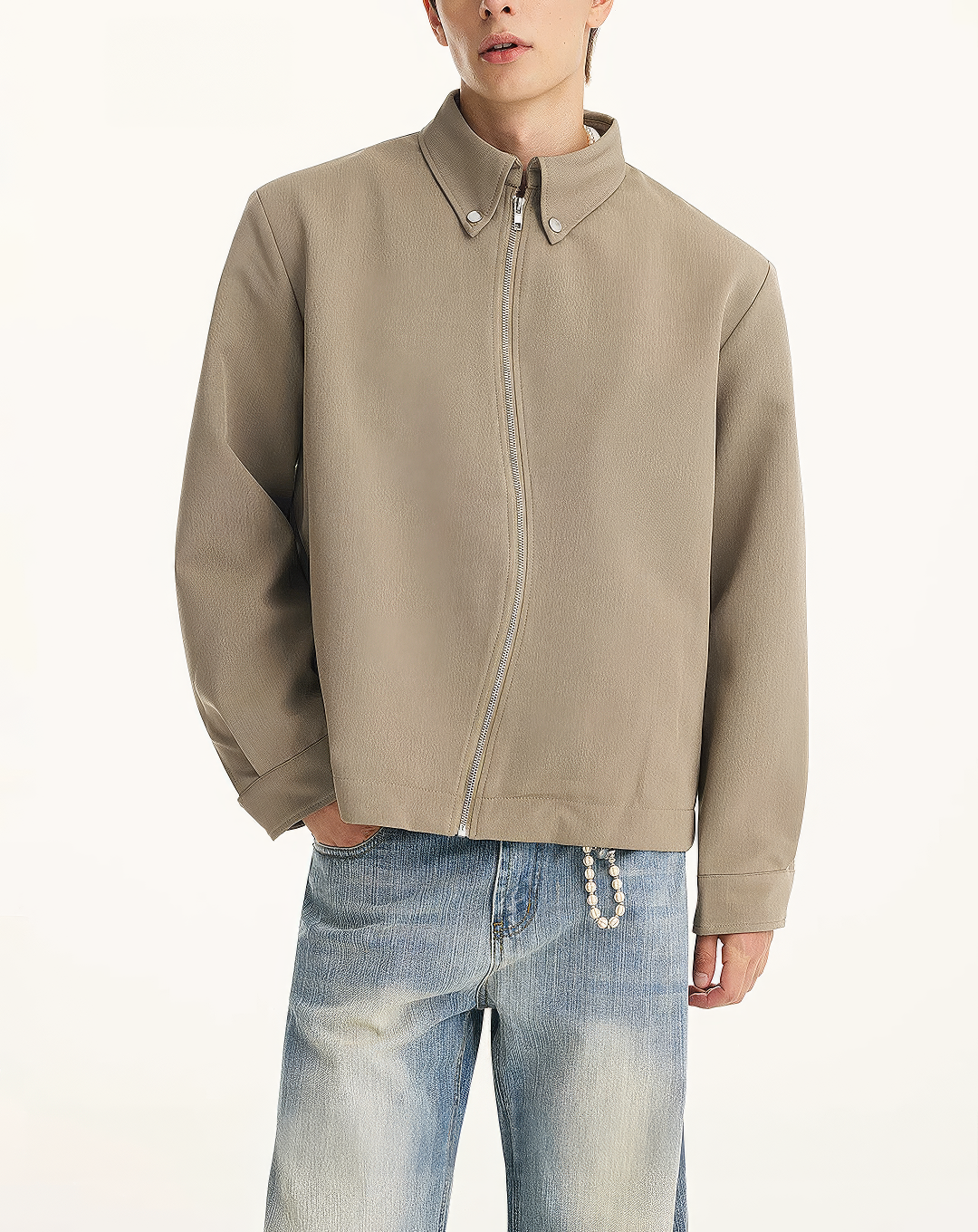 ♂♀Zip Minimal Outerwear