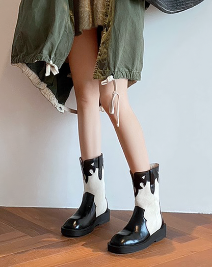 ♀本革／Western Style Mid Boots