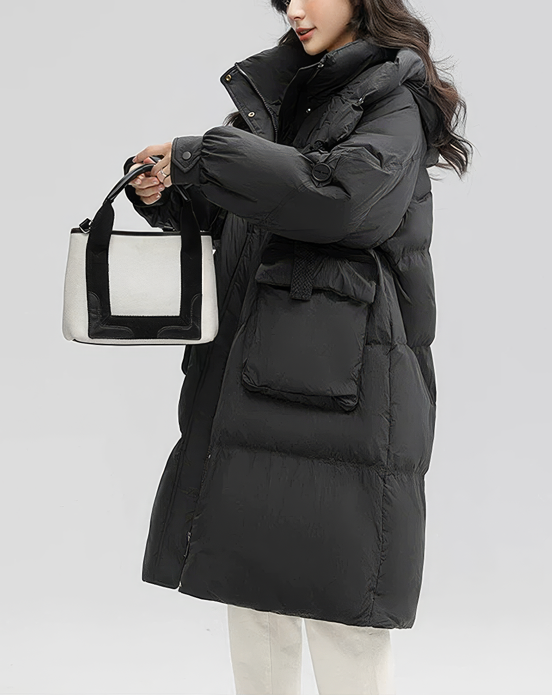 ♀Oversized Puffer Long Coat